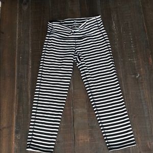 Athleta striped leggings